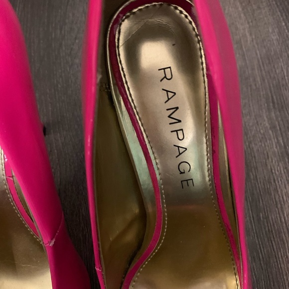 Hot Pink Rampage Heels- Size 7 - Picture 2 of 6